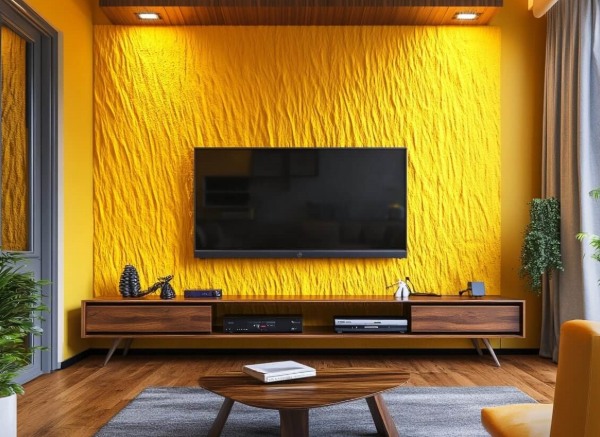 Stylish Wall Texture Paint Ideas to Transform Your Living Room 